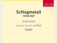 Metal Leaf Copper 25pcs