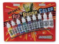 Jacquard Opaque 9 Colour Paint Set-1/2 oz 15ml Vinyl, Leather, Canvas, Fabric
