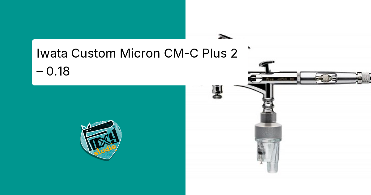 Iwata Custom Micron CM-C Plus 2 - 0.18 - Foxy Studio